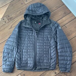 Spyder Men's Dark Gray Puffer Jacket Medium